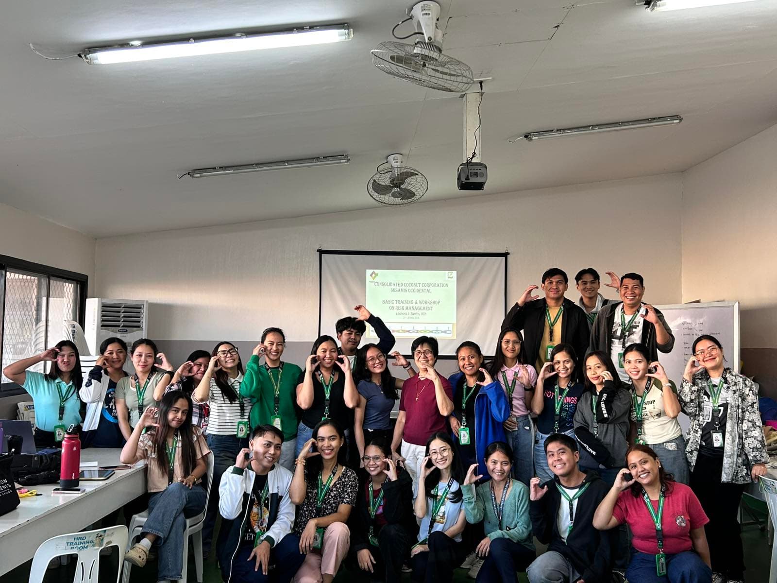 Participants during the in-house training on Risk Assessment