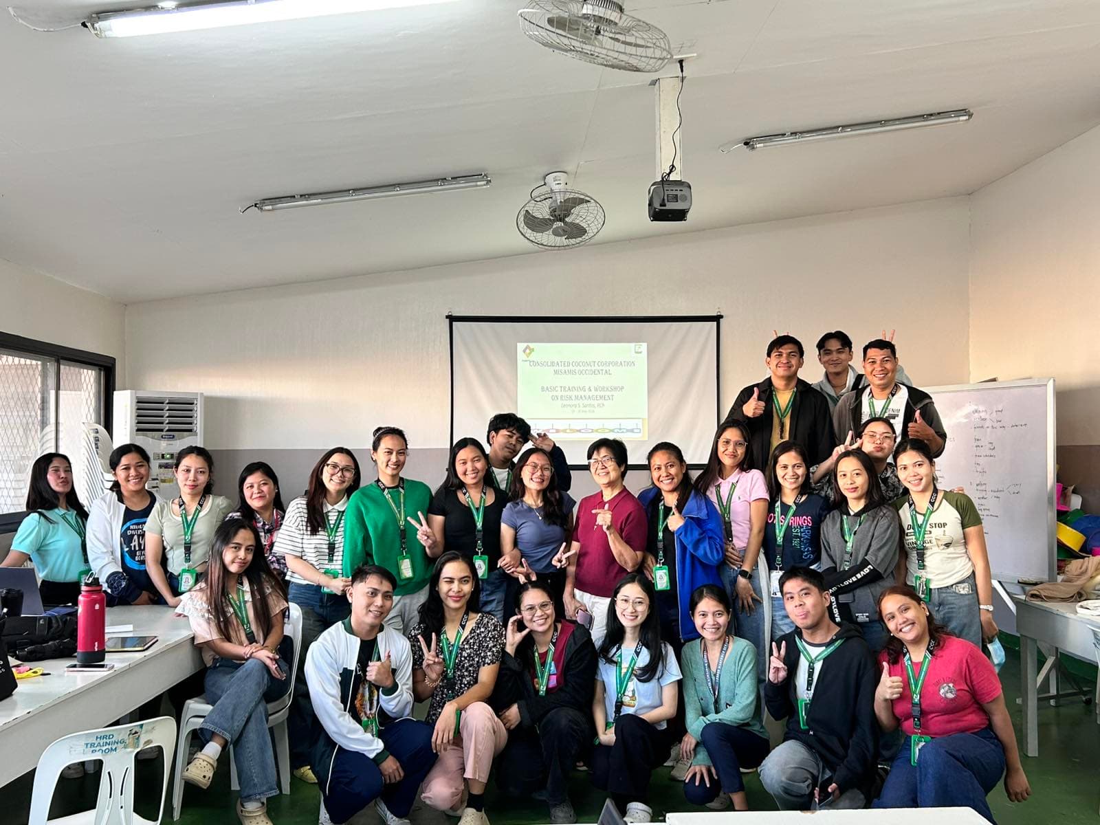 Risk Assessment training session at Consolidated Coconut Corporation