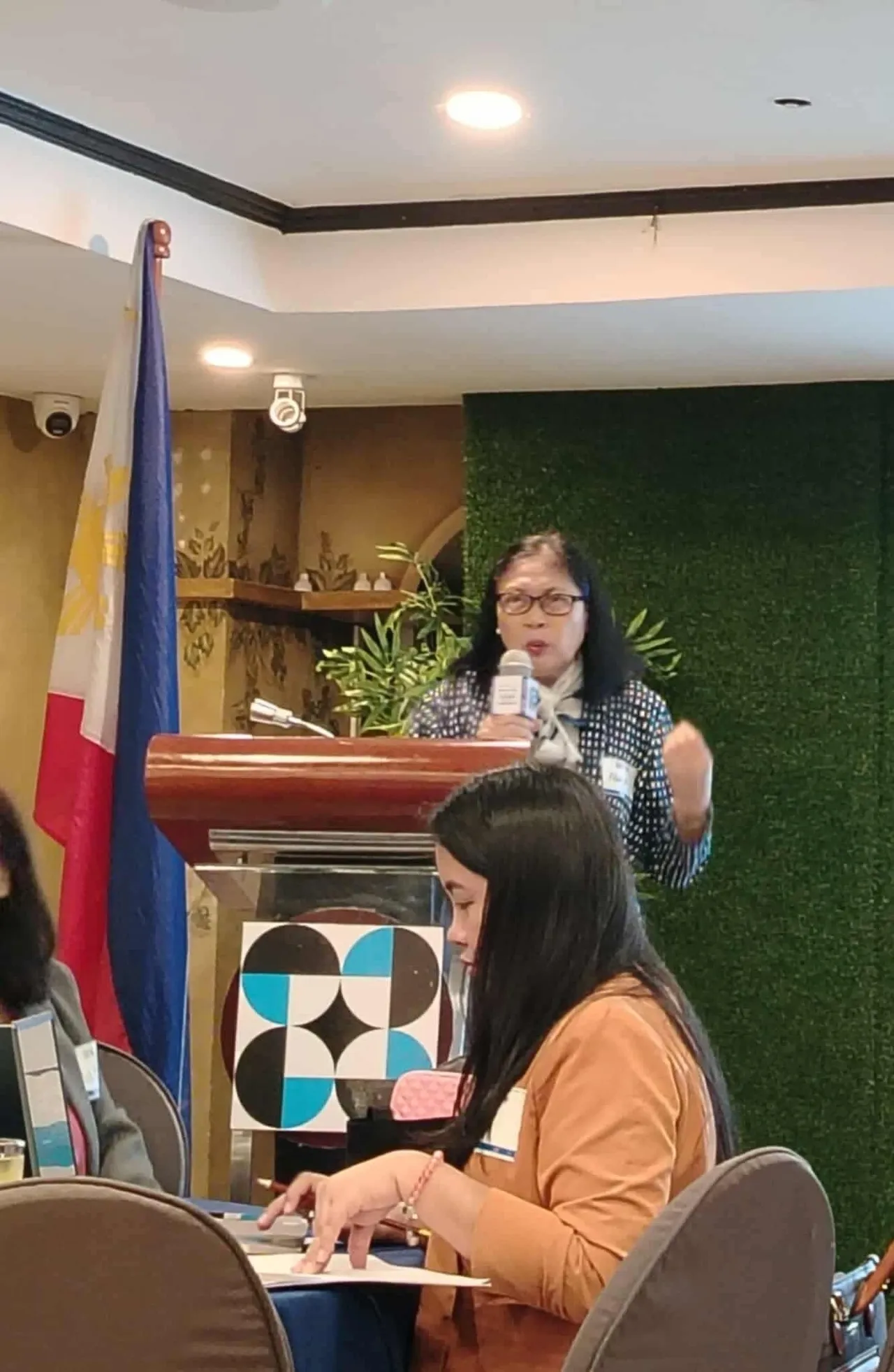 Dr. Nuna Almanzor signing the Letter of Commitment